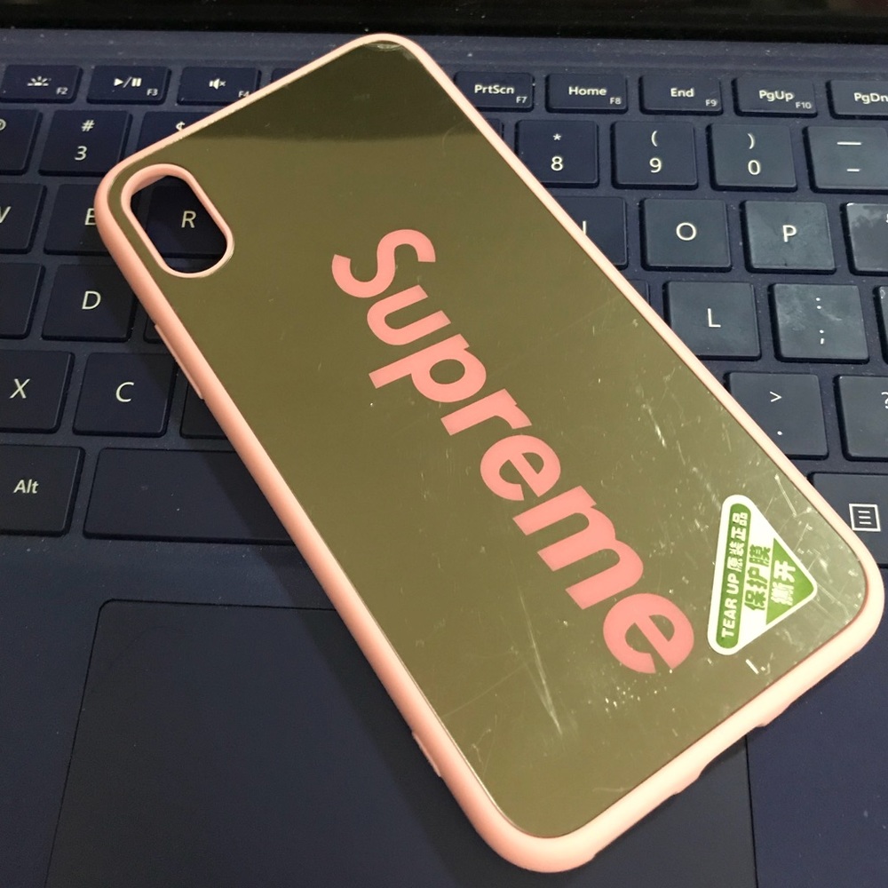 iPhone X shockproof mirror plastic hard case